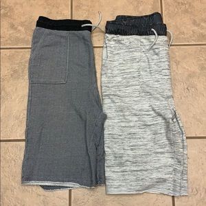 Gray And white Cut Off Shorts BUNDLE